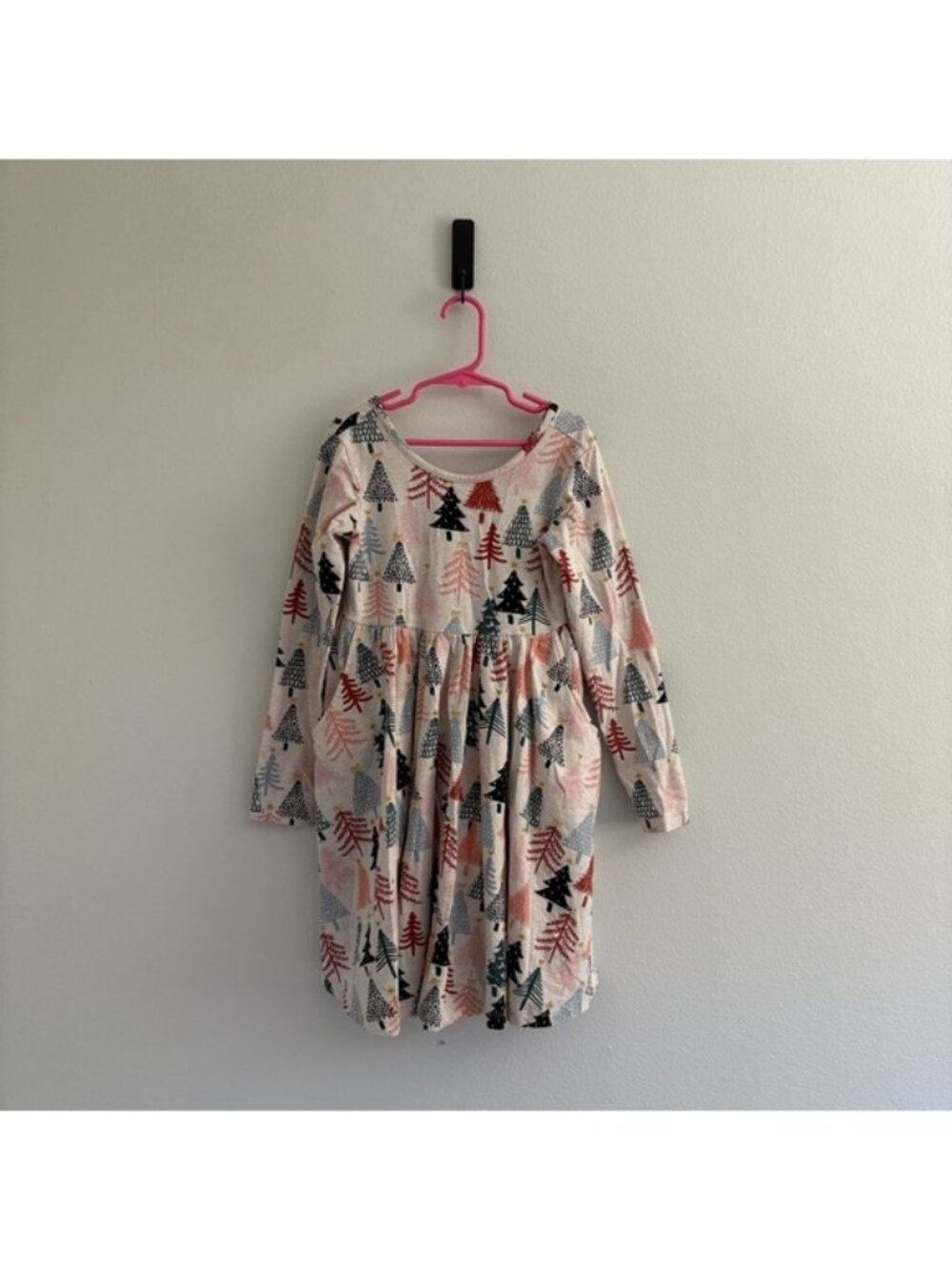 Hanna Andersson • Long Sleeve Holiday Trees Dress